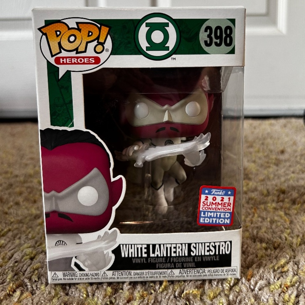 Funko POP White Lantern Sinestro Summer Convention